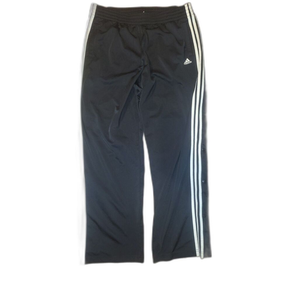 Adidas 3 Stripe Snap Down Sides Mens XL